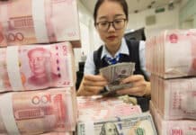Chinese Currency Renminbi hits a high peak as Chinese stocks surge renminbi