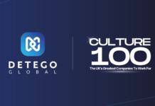 Detego Global Earns Culture 100 Award for Workplace Excellence
