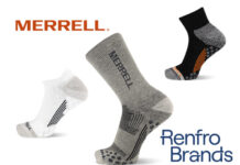 Renfro Brands Launches 100% Recycled Merrell Hiking Socks