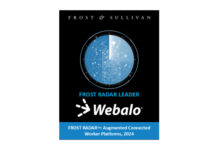 Webalo Recognized as a Leader in Frost & Sullivan’s Augmented Connected Worker Platforms Report