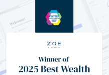 Zoe Financial Recognized With 2025 FinTech Breakthrough Award for Best Wealth Management Product