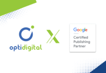 Opti Digital Recognized as Google Certified Publishing Partner (GCPP)