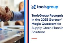 ToolsGroup Recognized in the 2025 Gartner(R) Magic Quadrant(TM) for Supply Chain Planning Solutions for the Second Consecutive Year