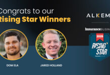 ALKEME Insurance Producers Jared Holland and Dominick Ela Recognized as Insurance Business America Rising Stars