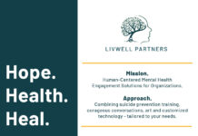 LivWell Partners Launches Revolutionary Suicide Prevention Program Combining Human Connection, Technology, and Art
