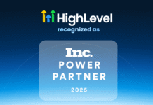 HighLevel Named to 2025 Inc. Power Partner List for B2B Excellence