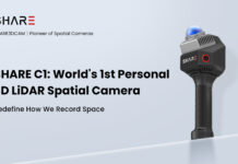 SHARE3DCAM Announces Launch of SHARE C1: World’s 1st Personal 3D LiDAR Spatial Camera