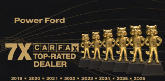 Power Ford Named A Carfax Top-Rated Dealer Seven Years In A Row