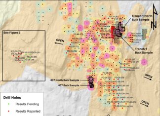 Inventus Expands Shallow Gold Mineralization and Advances Bulk Sampling at The Pardo River of Gold Project