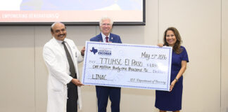 U.S. Rep. Escobar Presents Check to Texas Tech Health El Paso to Bring Advanced Cancer Treatment Technology to the Borderplex