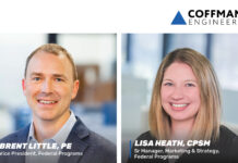 Coffman Engineers Promotes Brent Little to Vice President, and Lisa Heath to Senior Manager of Federal Program