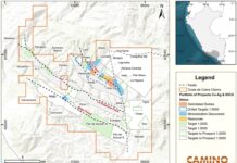 Camino Intercepts High-Grade Copper With 76.2m at 0.88% Cu Including 16.25m at 2.67% Cu and 6.82g/t Ag at Costa de Cobre in Peru; All Five Reported Drill Holes Intersect Strong Copper Mineralization
