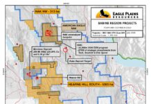 Eagle Plains and American Eagle Gold Corp Execute Option Agreement for the Hearne Hill South, Jinx and NAK NW Copper-Gold Projects, British Columbia