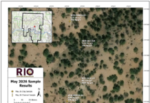 Rio Grande Resources Confirms High-Grade Gold and Silver Including 46.3 g/t Gold and 1,030 g/t Silver in Channel Samples as it Advances Toward Phase 1 Drilling at its Winston Project, New Mexico