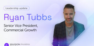 Envision Pharma Group Names Ryan Tubbs, Senior Vice President, Commercial Growth